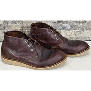 Red Wing 3141 Chukka Work Boot Briar Oil Slick Leather Men's 11 D Made in USA